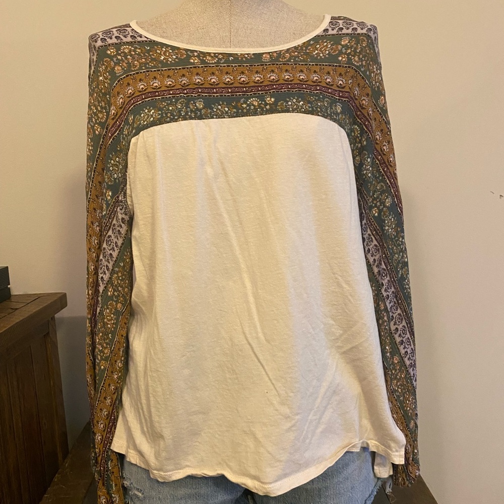 Daytrip Pieced Top/ Size:Large/ Lightly worn